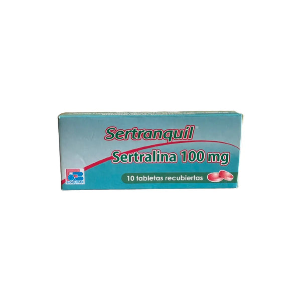 Serttranquil 100 Mg (Sertralina ) Tableta X 10 Und