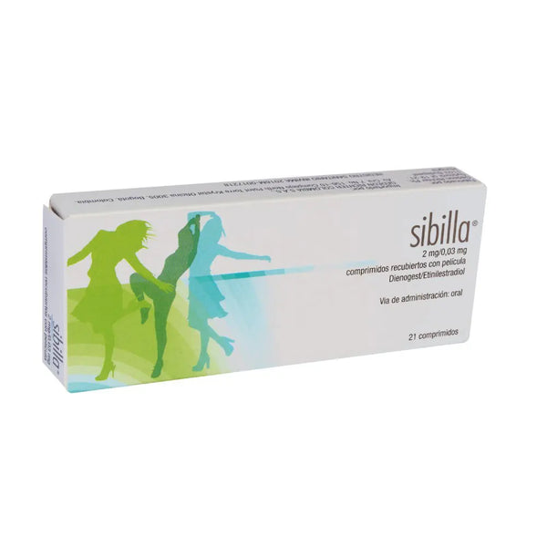 Sibilla 2 Mg/0.03 Mg Caja X 21 Comprimido (Dienogest Estrogeno)