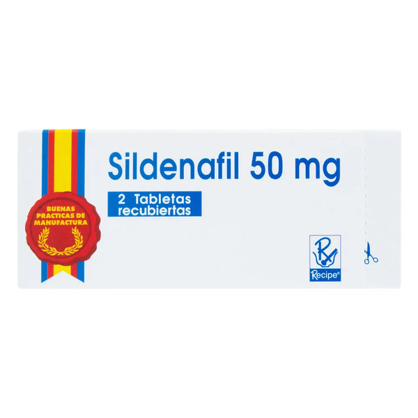 Sildenafil 50 Mg 2 Tabletas Rc (Sildenafil)