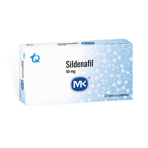 Sildenafil 50 Mg (Mk) Caja X 2 Tab (Sildenafil)