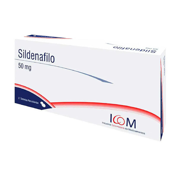 Sildenafilo 50 Mg Tableta X 2 Und (Sildenafil)