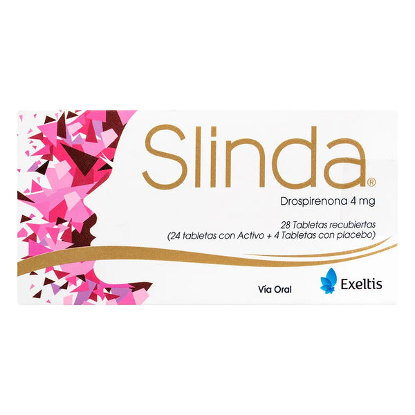 Slinda 4 Mg Caja X 28 Tab (Drospirenona)
