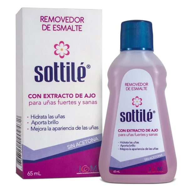 Sottile Removedor De Esmaltes+B160 Frasco X 65 Ml