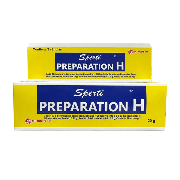 Sperti Preparation H Tubo X 20 Gr (Lidocaina Transdermica Percutanea)