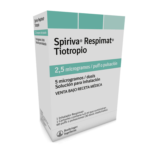 Spiriva Respimat Frasco X 60 Dosis (Bromuro De Tiotropio)