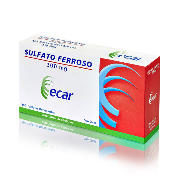 Sulfato Ferroso 300 Gr Tableta X 250 Und (Ferroso Sulfato)