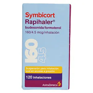 Symbicort Rapihaler 160/4.5 Mcg Frasco X 120 Dosis (Budesonida - Formoterol)