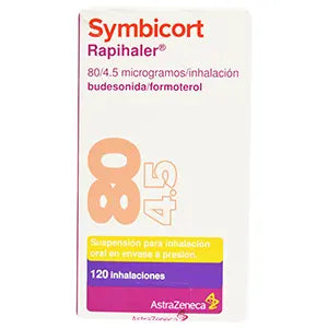 Symbicort Rapihaler 80/4.5 Mcg Frasco X 120 Dosis (Budesonida - Formoterol)