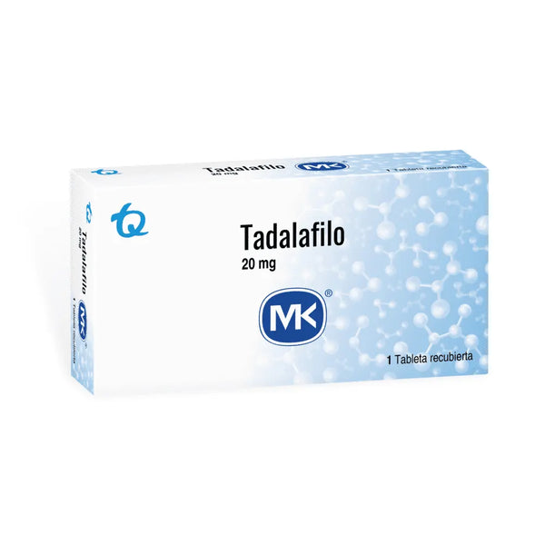 Tadalafilo 20 Mg (Mk) Caja X 1 Tab (Tadalafilo)