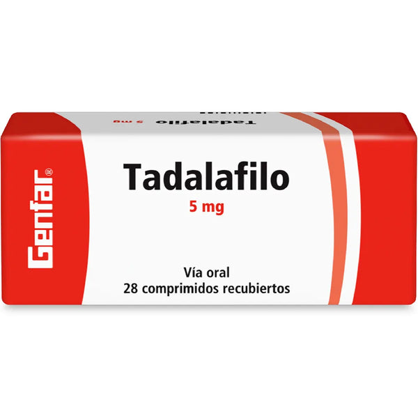 Tadalafilo 5 Mg (Genfar) Caja X 28 Tab (Tadalafilo)