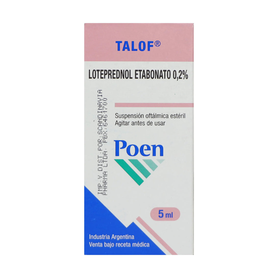 Talof Talof Frasco X 5 Ml (Loteprednol) – Droguerías Multifarma