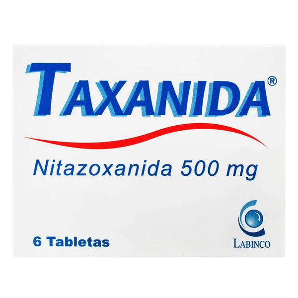 Taxanida Tab 500 Mg Caja X 6 Tab (Nitazoxanida)