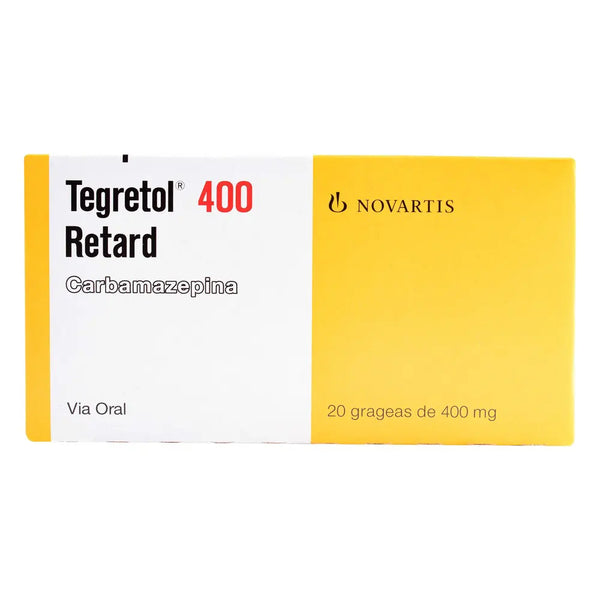 Tegretol Retard 400 Mg Caja X 20 Tab (Carbamazepina)