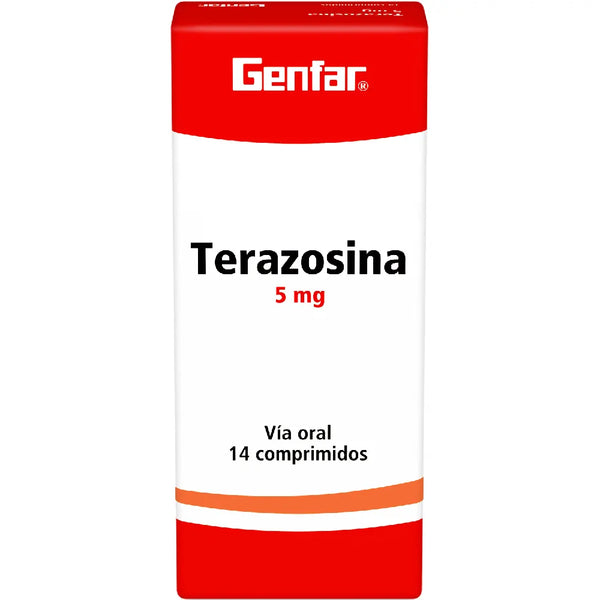 Terazosina 5 Mg (Genfar) Caja X 14 Tab (Terazosina)