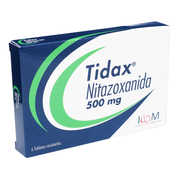 Tidax 500 Mg 6 Tbs Icom (Nitazoxanida)
