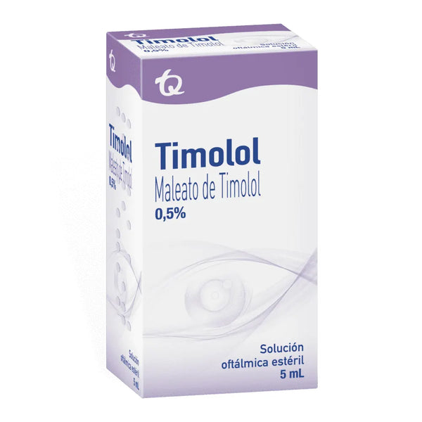 Timolol 0.5% Gotas (Mk) Frasco X 5 Ml (Timolol Susp Oftalmica)
