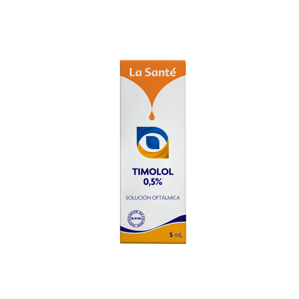 Timolol Maleato 0.5% (La Sante) Frasco X 5 Ml (Timolol Susp Oftalmica)