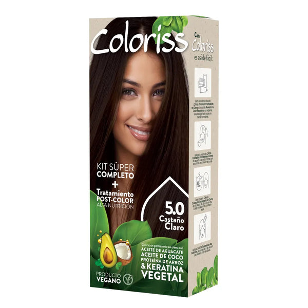 Tinte Coloriss Castano Claro 5 Kit