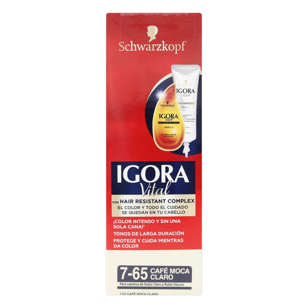 Tinte Igora Vita 7-65 Caf Tubo X 50 Ml