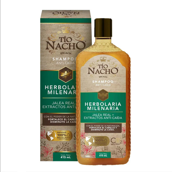 Tio Nacho Champu Capilar Fortalecimiento Capilar Herbolaria Milenaria Frasco X 415 Ml