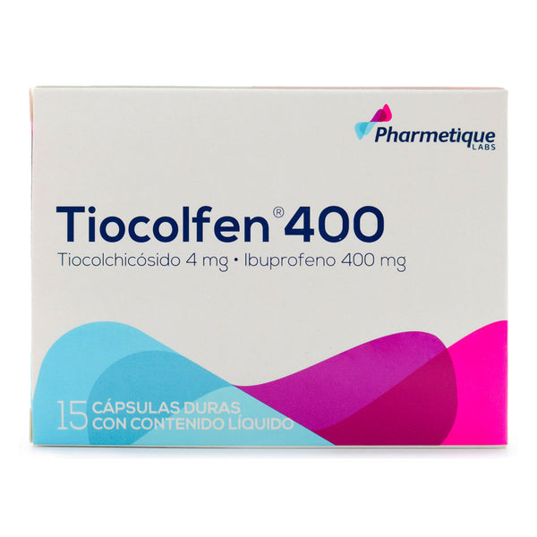 Tiocolfen 400 Mg 15 Cap Liquidas (3%+)