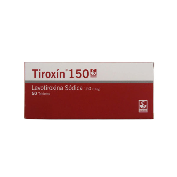 Tiroxin 150 Mcg Caja X 50 Tab (Levotiroxina)