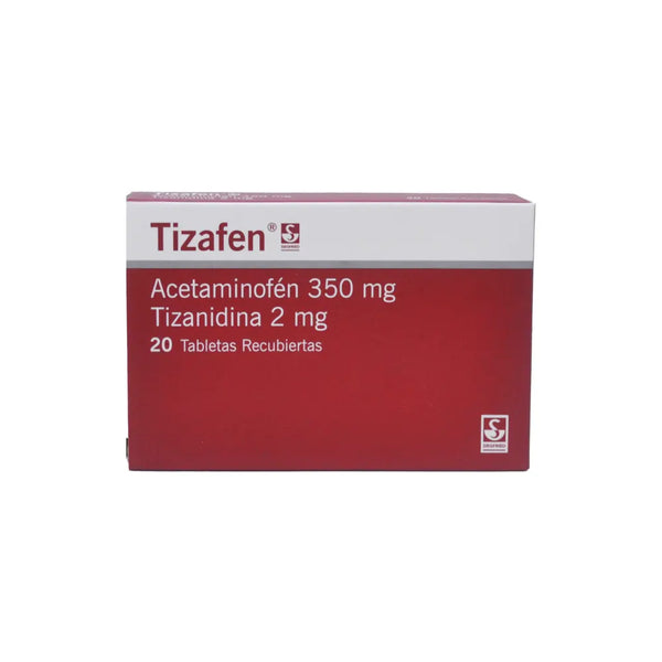 Tizafen Caja X 20 Tab (Acetaminofen - Tizanidina)