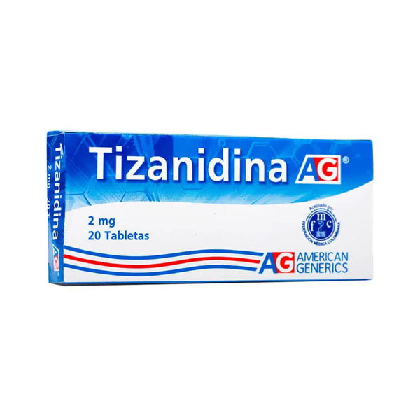 Tizanidina 2 Mg (Ag) Caja X 20 Tab (Tizanidina)