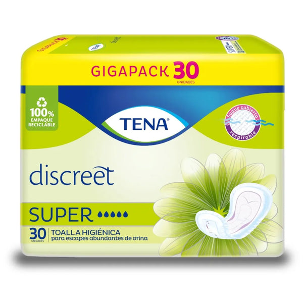 Toalla Tena Mujer Super Paquete X 30 Und