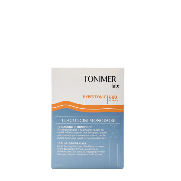 Tonimer Hypertonic- Agua De Mar Hipertonica Monodosis 600 Mosm/Kg Caja X 90 Ml