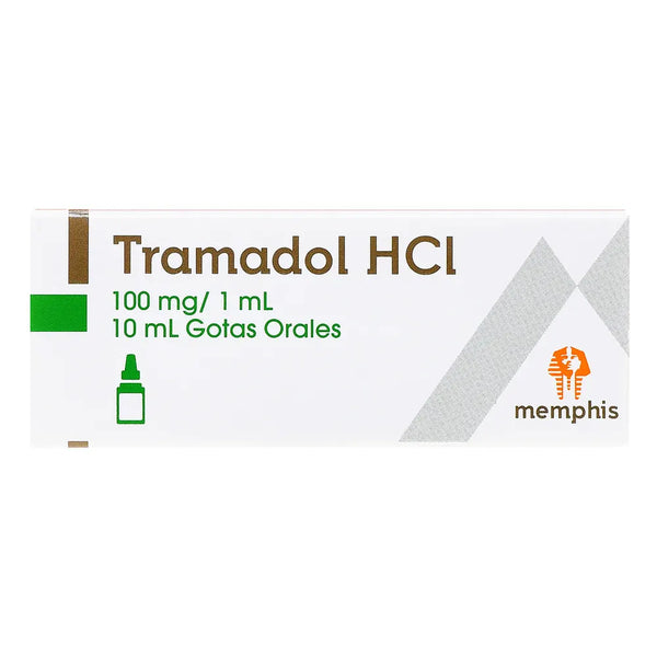 Tramadol 100 Mg Gotas (Memphis) Frasco X 10 Ml (Tramadol)