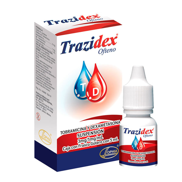 Trazidex Ofteno 5 Ml (Tobramicina)