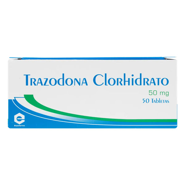 Trazodona 50 Mg 50 Tabletas Ex (Trazodona)