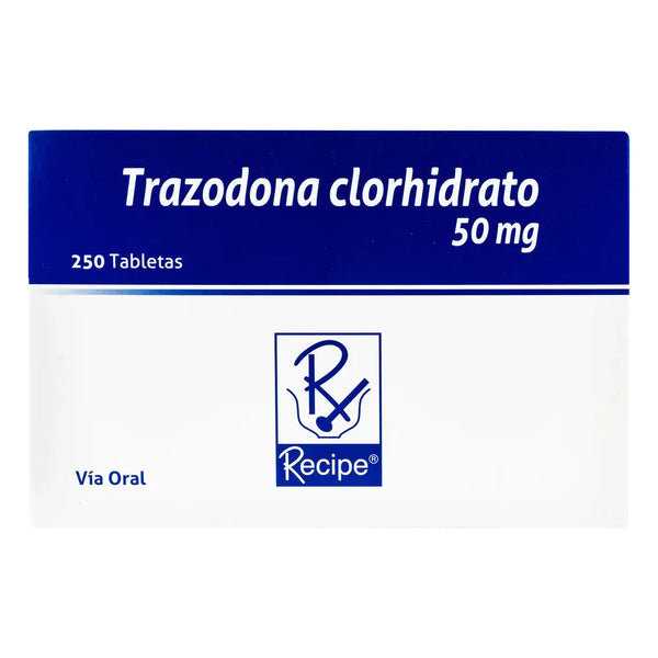 Sobre x 25 Tableta Trazodona Clohidrato 50 Mg