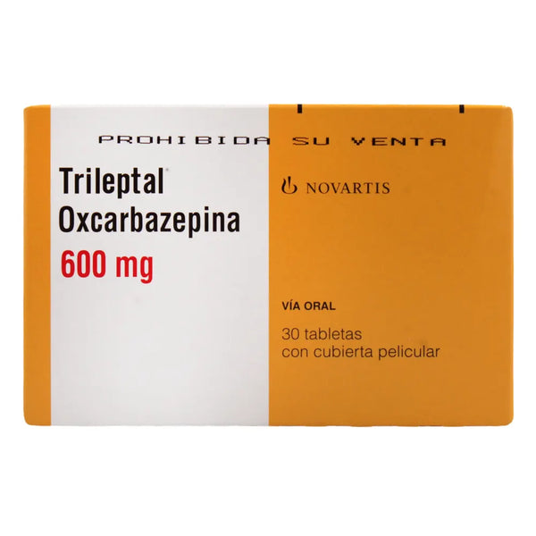 Trileptal 600 Mg Caja X 30 Tab (Oxcarbazepina Susp Oral)