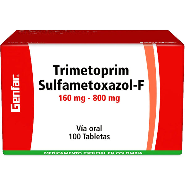 Sobre x 10 Tableta Trimetoprim Sulfametoxazol F 160 Mg (Genfar)