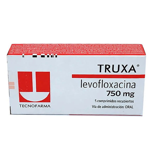 Truxa 750 Mg Caja X 5.00 Comp (Levofloxacina)
