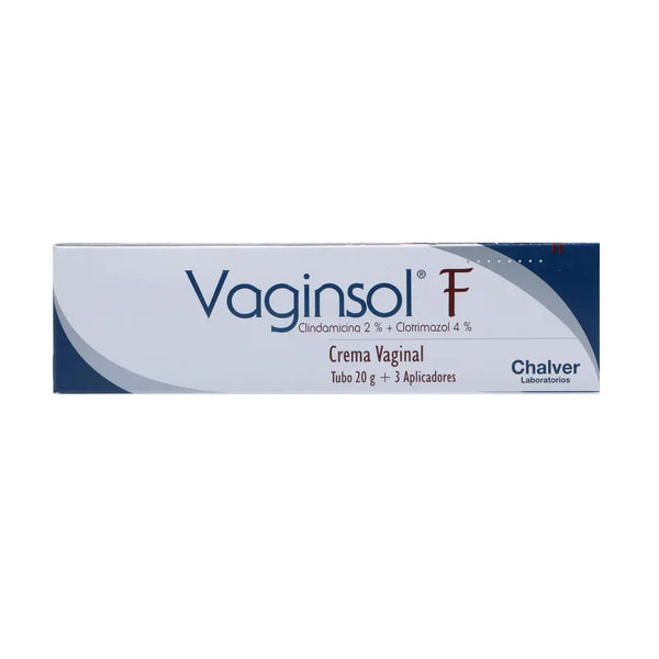 Vaginsol F Crema Vaginal Tubo X 20 Gr +3 Apli Tubo X 1.00 Grs (Clindamicina - Clotrimazol)