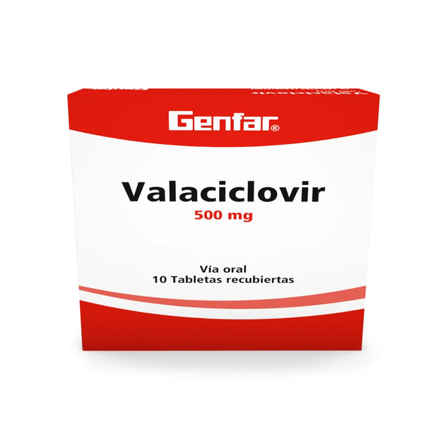 Valaciclovir 500 Mg Caja X 10 Tab (Valaciclovir)