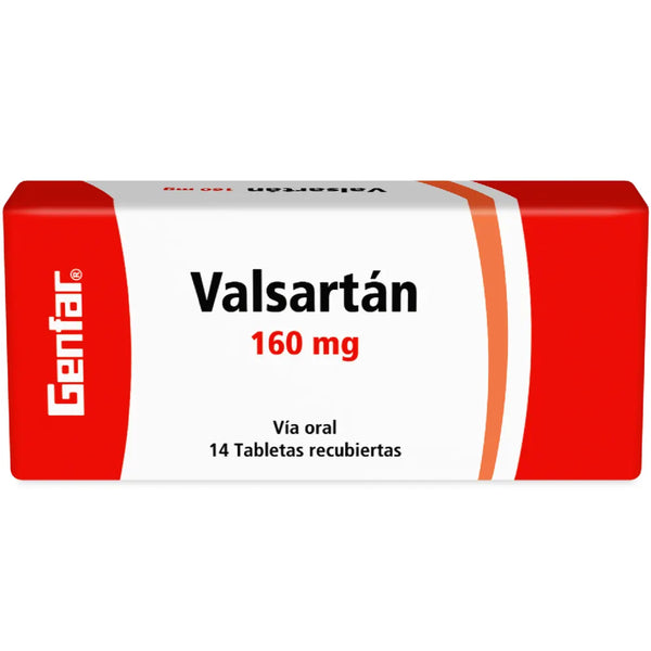 Valsartan 160 Mg (Genfar) Caja X 14 Tab (Valsartan)