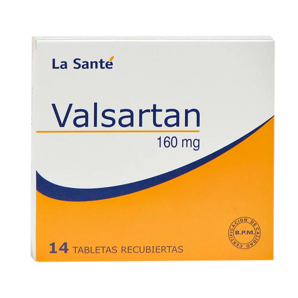 Valsartan 160 Mg (La Sante) Caja X 14 Tab (Valsartan)