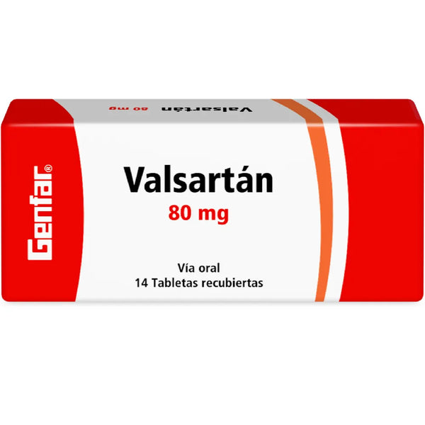 Valsartan 80 Mg (Genfar) Caja X 14 Tab (Valsartan)