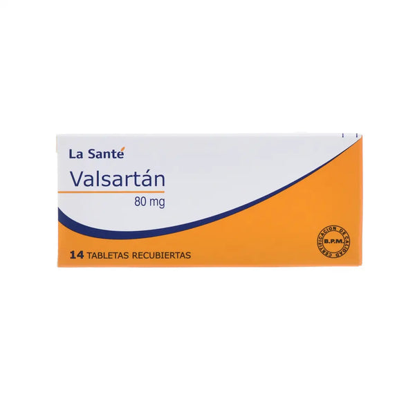 Valsartan 80 Mg (La Sante) Caja X 14 Tab (Valsartan)