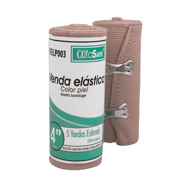 Venda Elastica Alfa Safe 4 X 5 Bolsa X 1 Und
