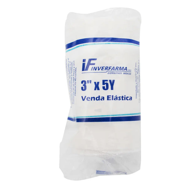 Venda Elastica (Medif) 3 X 5Yd Americana Bolsa X 1 Und