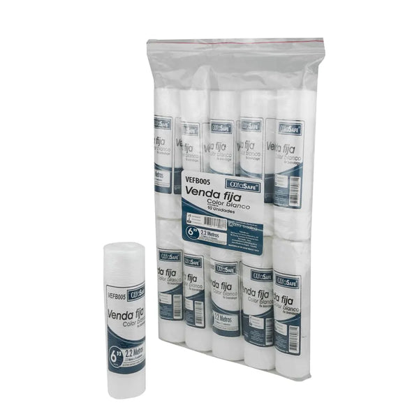 Venda Fija 6 Pulgadas Blanca Alfa Safe Bolsa X 1 Und