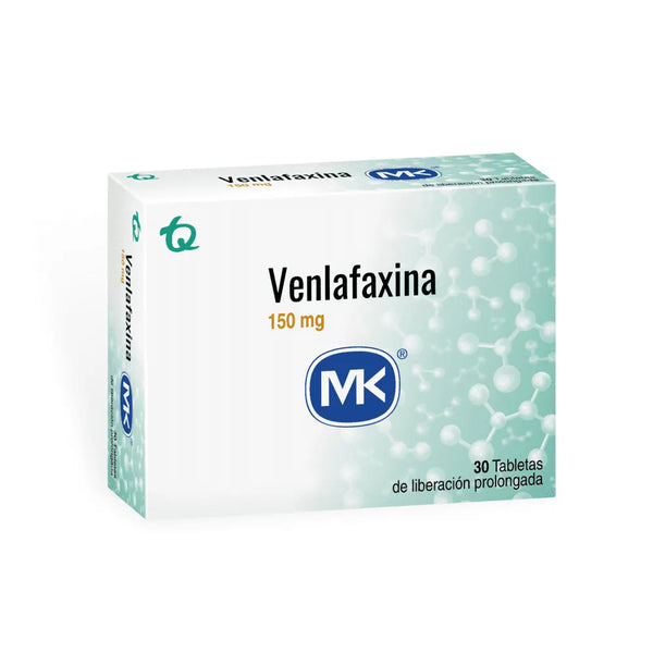 Venlafaxina Mk 150 Mg Tab Caja X 30 Tab (Venlafaxina)