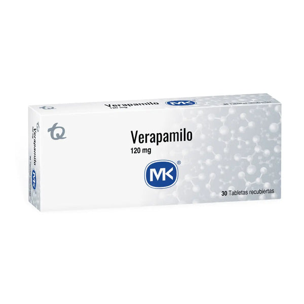 Verapamilo 120 Mg (Mk) Caja X 30 Tab (Verapamilo)