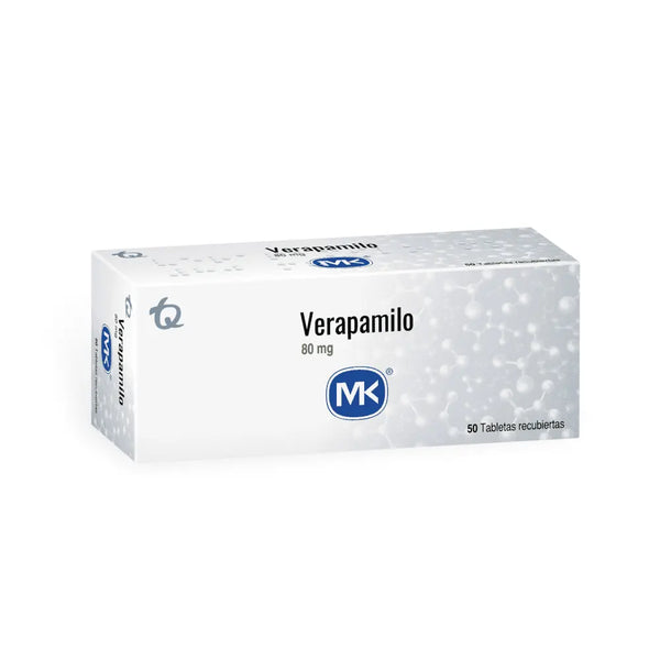 Verapamilo 80 Mg (Mk) Caja X 50 Tab (Verapamilo)