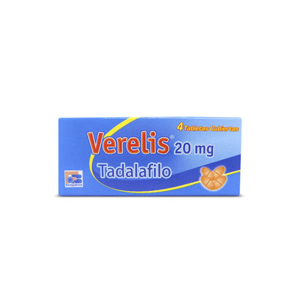 Verelis 20 Mg Tableta X 4 Und